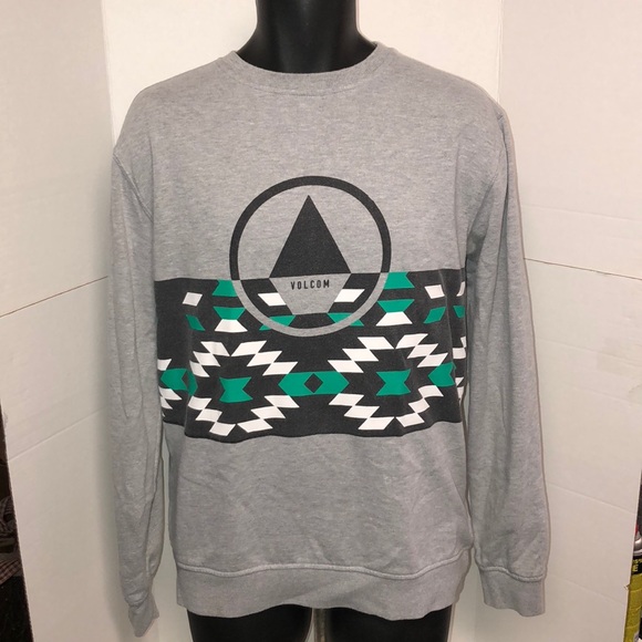 Volcom Other - Vtg Volcom Pullover Gray Sweatshirt Mens Large